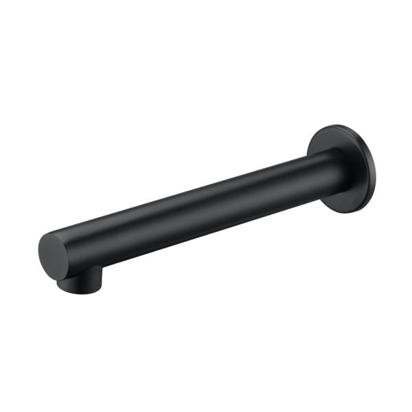 IKON HALI LEAD FREE WALL OUTLET 192MM MATTE BLACK