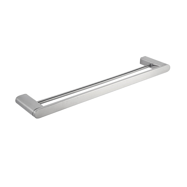 LINKWARE HUNTINGWOOD DOUBLE NON-HEATED TOWEL RAIL CHROME (AVAILABLE IN 600MM AND 800MM)