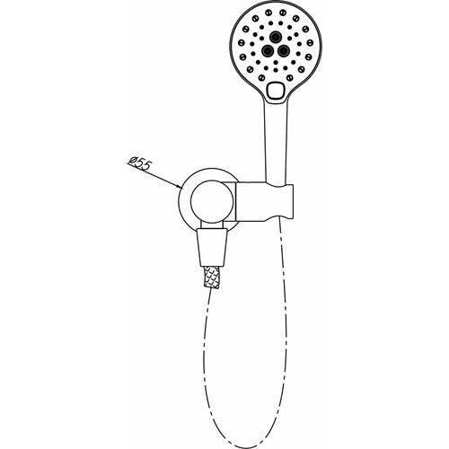 HELLYCAR IDEAL HAND SHOWER CHROME