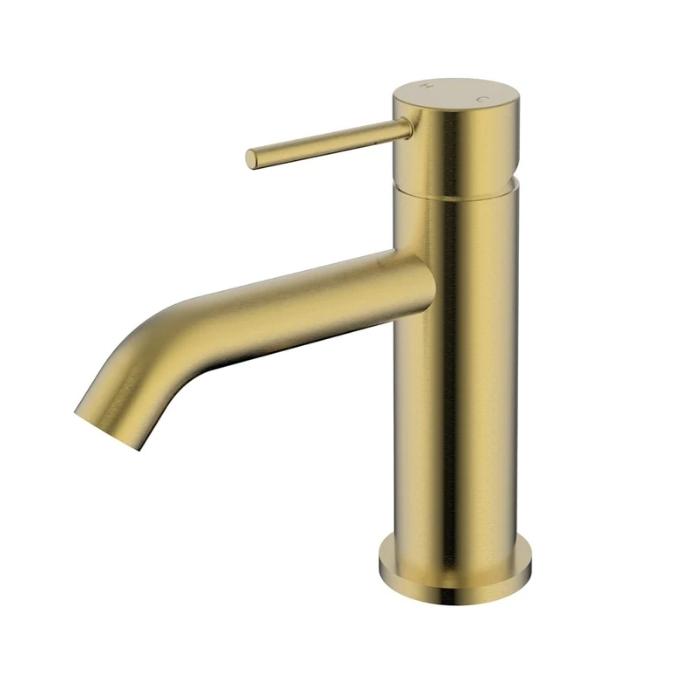 IKON HALI LEAD FREE BASIN MIXER 164MM BRUSHED GOLD