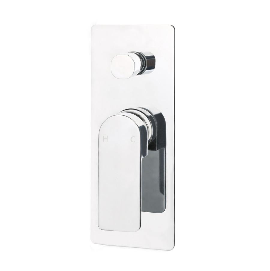 IKON FLORES WALL MIXER WITH DIVERTER 200MM CHROME