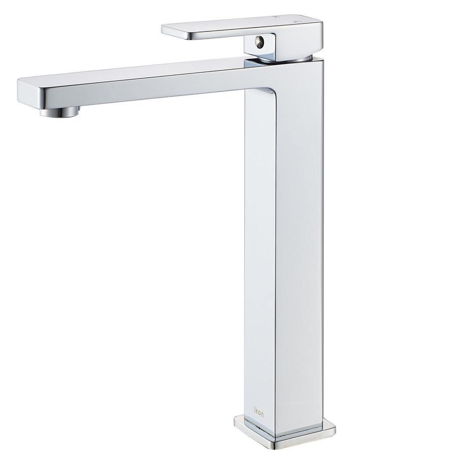 IKON CERAM LEAD FREE HIGH RISE BASIN MIXER 282MM CHROME