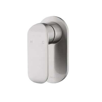 IKON KARA WALL MIXER 133MM BRUSHED NICKEL