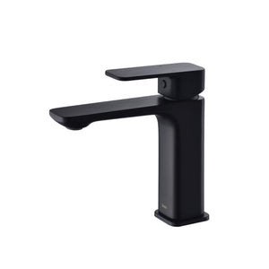 IKON SETO BASIN MIXER 168MM MATTE BLACK