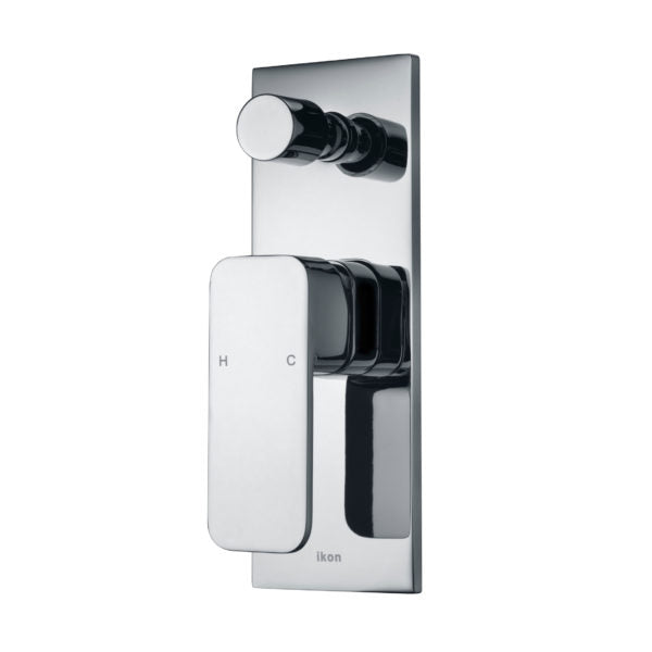 IKON SETO LEAD FREE WALL MIXER WITH DIVERTER CHROME