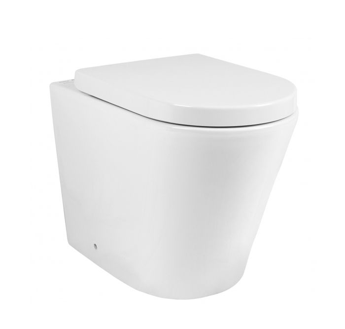 INSPIRE ALZANO RIMLESS TORNADO WALL FACE PAN GLOSS WHITE