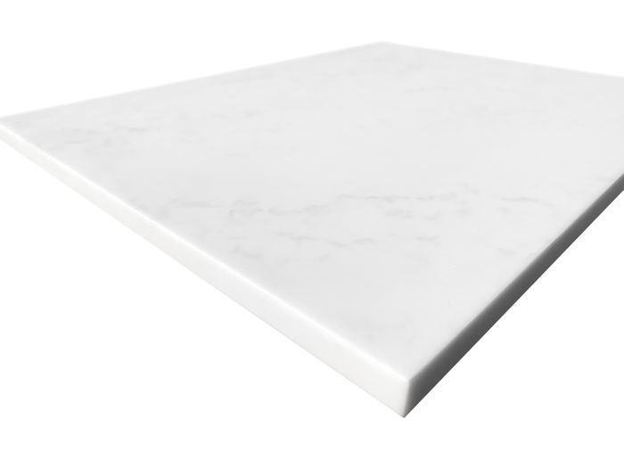 INSPIRE CLOUDY CARRARA ABOVE COUNTER SINGLE BOWL VANITY SOLID SURFACE STONE TOP (AVAILABLE IN 600MM, 750MM, 900MM AND 1200MM)