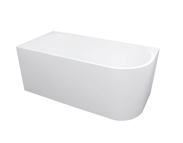 INSPIRE LEFT CORNER NF BATHTUB GLOSS WHITE (AVAILABLE IN 1500MM AND 1700MM)