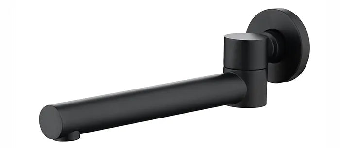 INSPIRE PAVIA SWIVEL BATH SPOUT ROUND BLACK