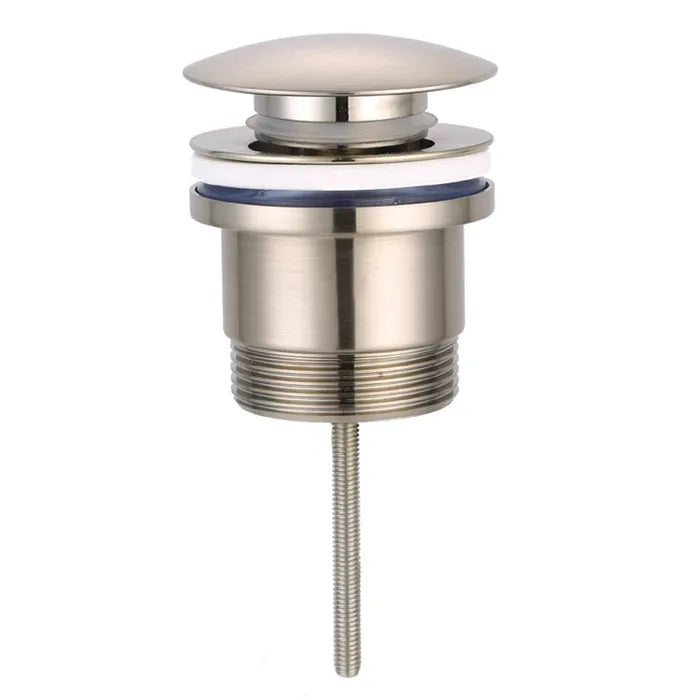 INSPIRE POP-UP MUSHROOM BRUSHED NICKEL 32MM