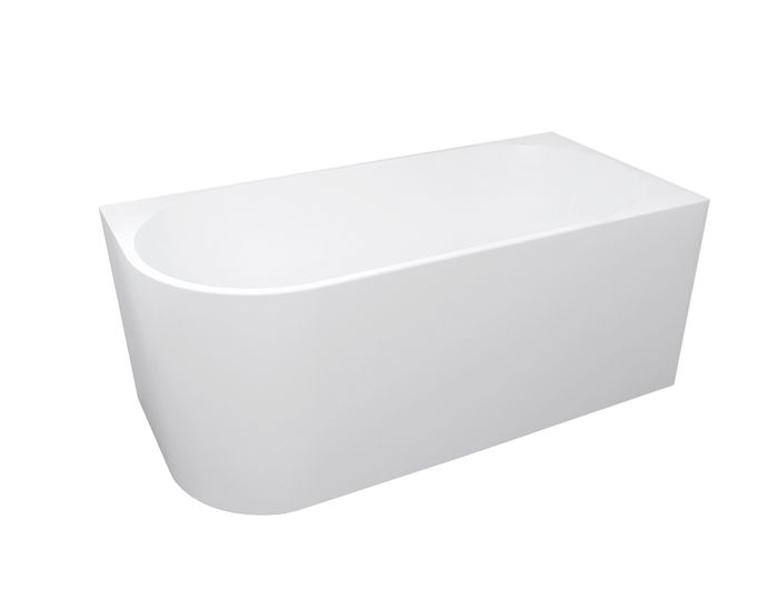 INSPIRE RIGHT CORNER NF BATHTUB GLOSS WHITE (AVAILABLE IN 1500MM AND 1700MM)