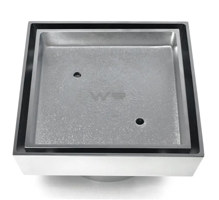 INSPIRE SMART TILES WASTE SQUARE CHROME 114MM