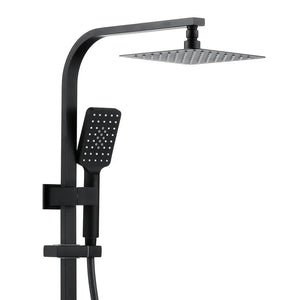 INSPIRE TARAN SHOWER DUAL HOSE SQ BLACK