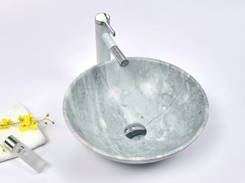 INFINITY ART BASIN NATURE STONE ROUND MARBLE 420MM