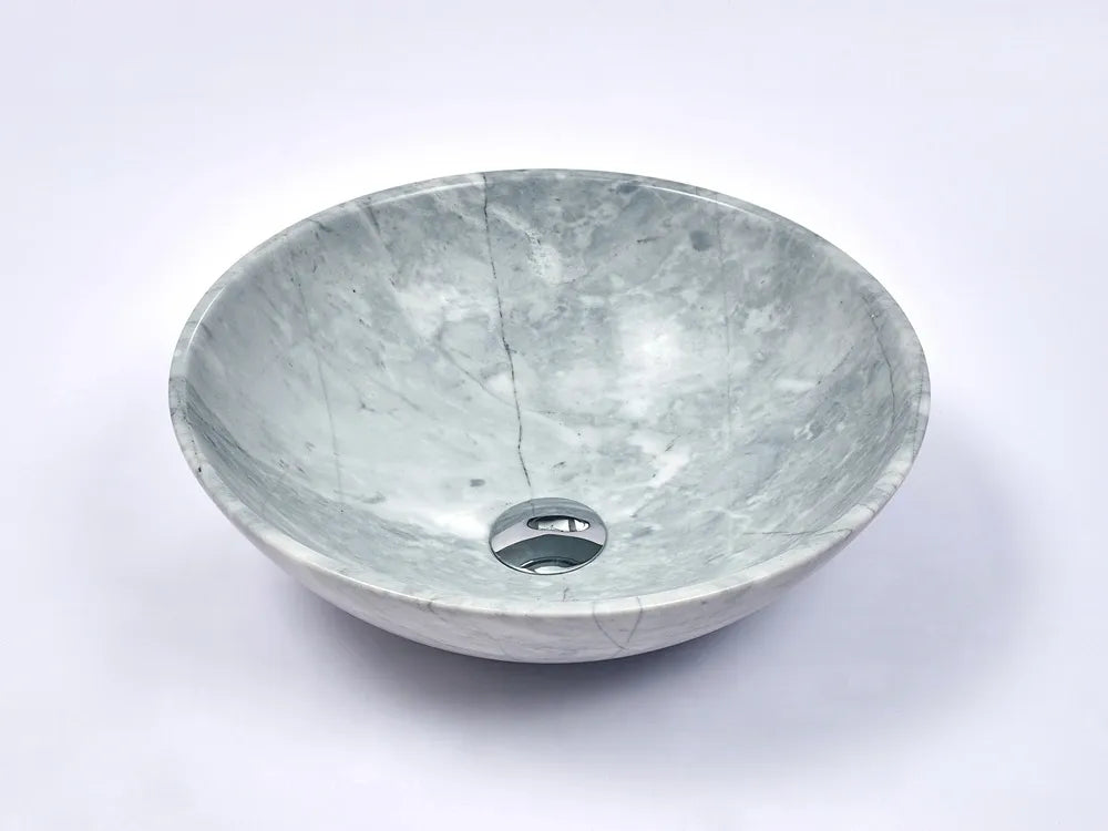 INFINITY ART BASIN NATURE STONE ROUND MARBLE 420MM
