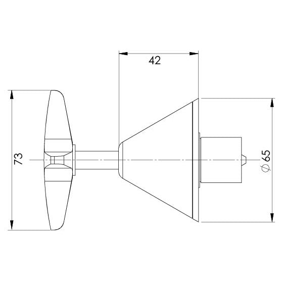 PHOENIX IVY LEAD FREE WALL TOP ASSEMBLIES CHROME