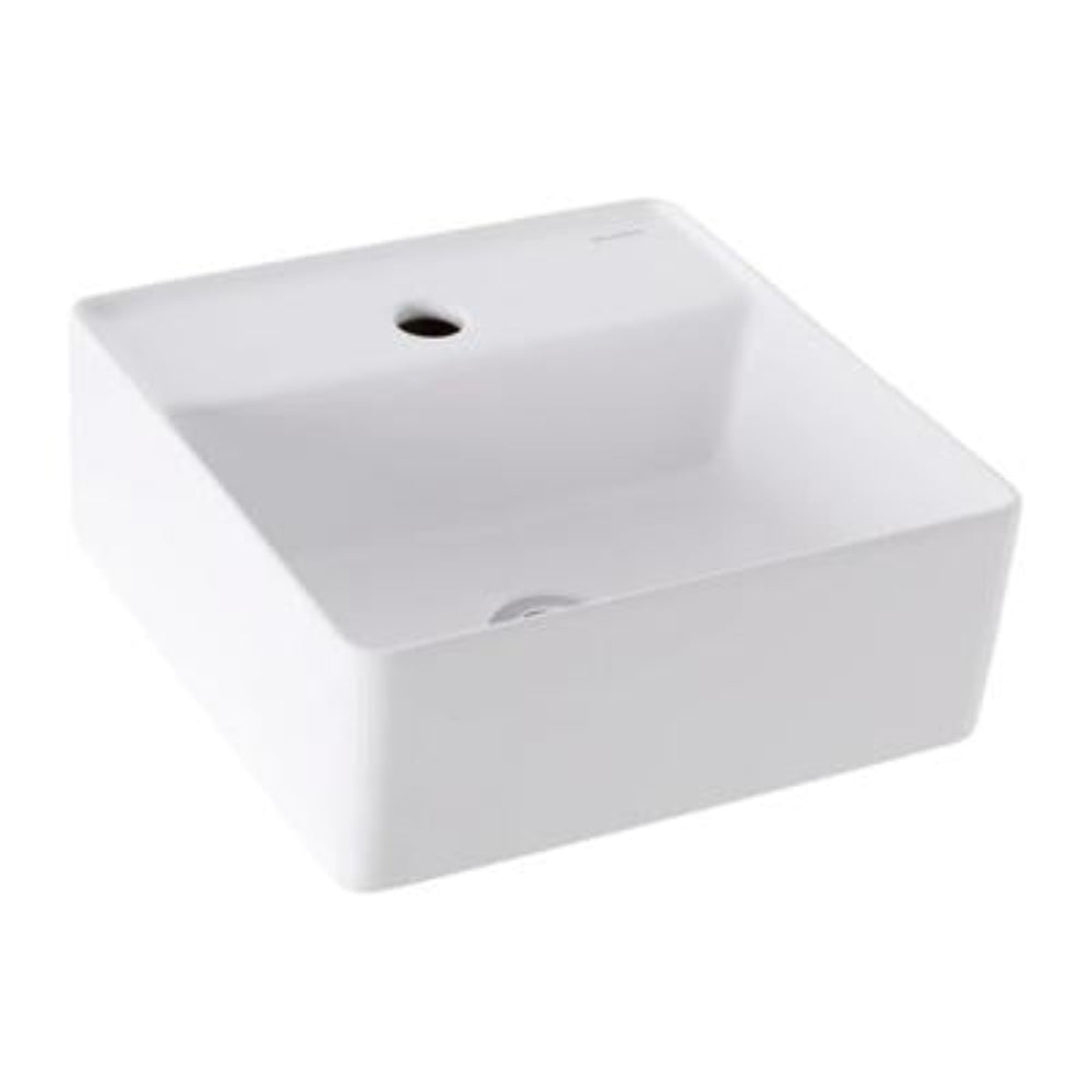 JOHNSON SUISSE VENEZIA SQUARE 1TH COUNTER TOP BASINS WHITE 350MM