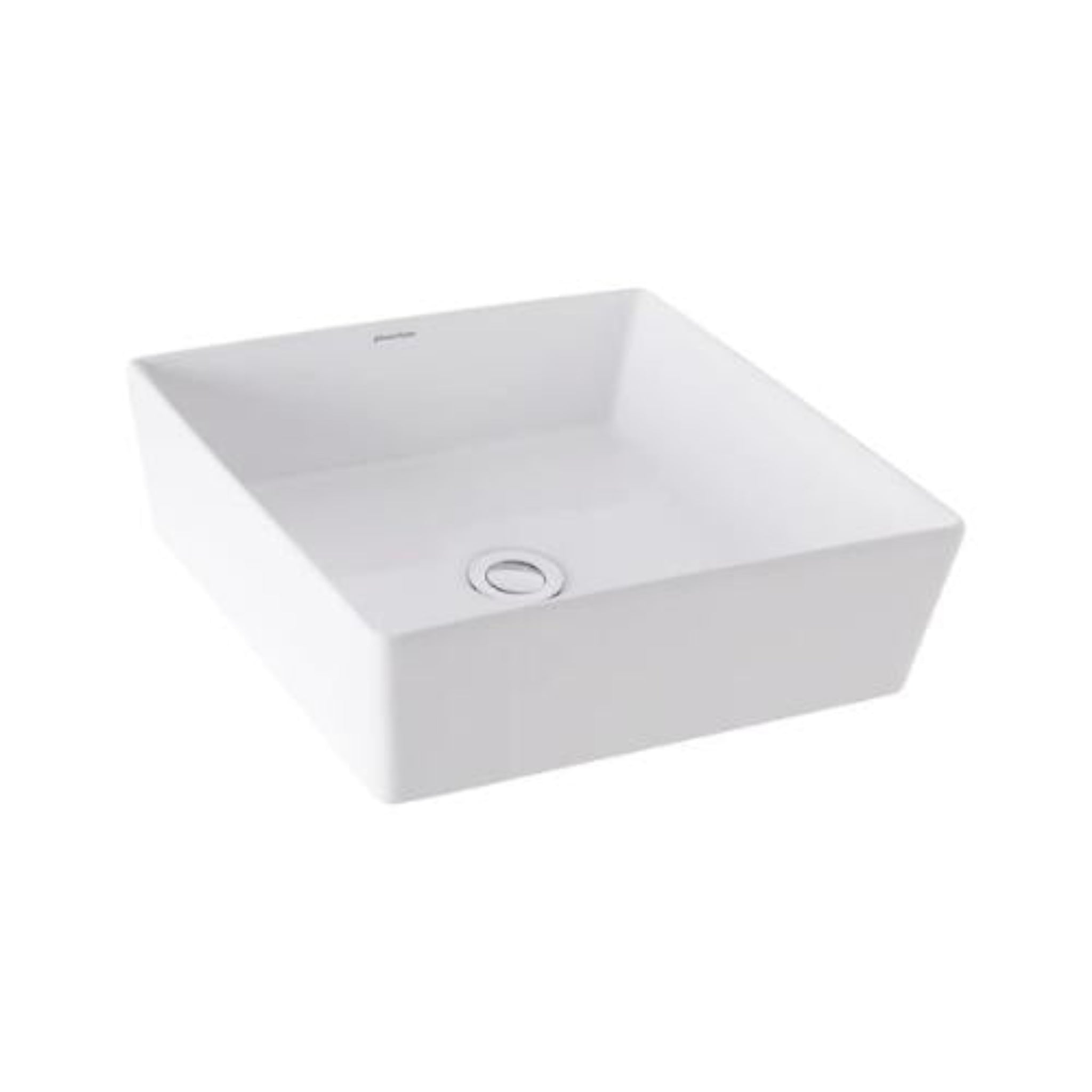 JOHNSON SUISSE VENEZIA SQUARE COUNTER TOP BASINS WHITE 380MM