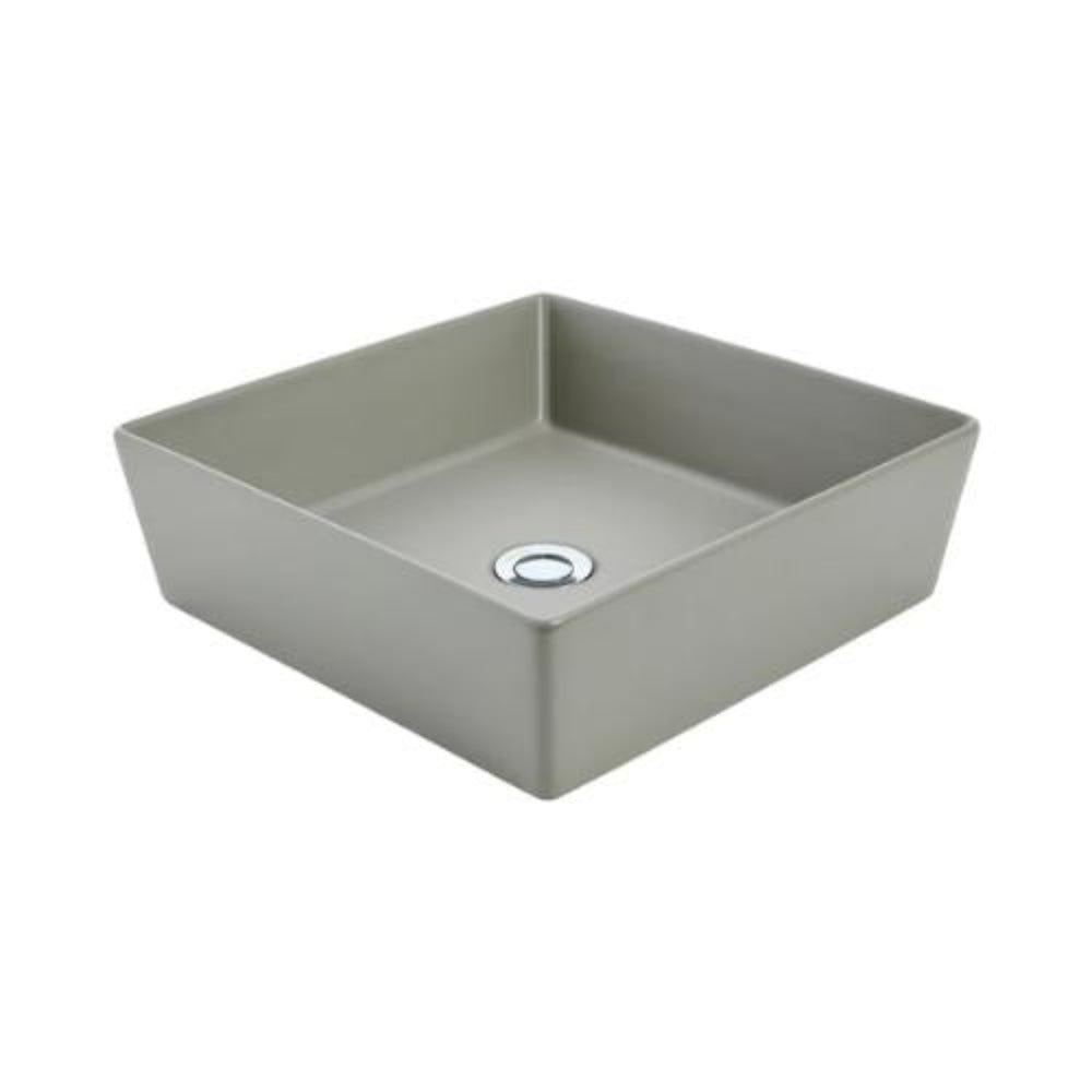 JOHNSON SUISSE VENEZIA SQUARE COUNTER TOP BASINS ASH 380MM