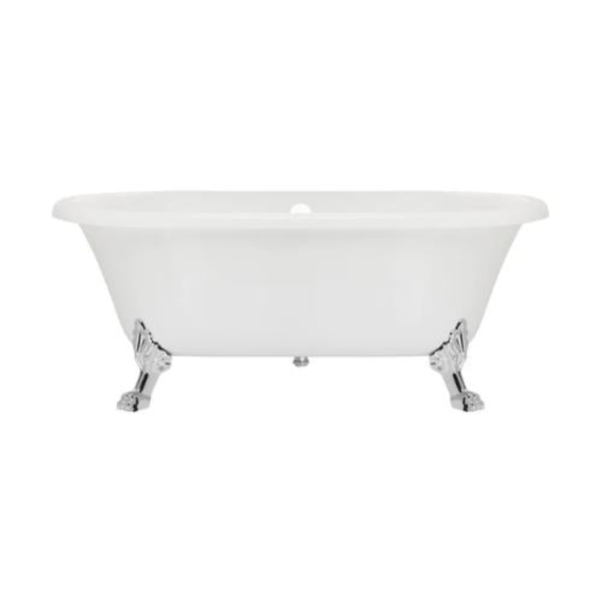 JOHNSON SUISSE COLONIAL FREESTANDING BATH ACRYLIC WHITE 1500MM