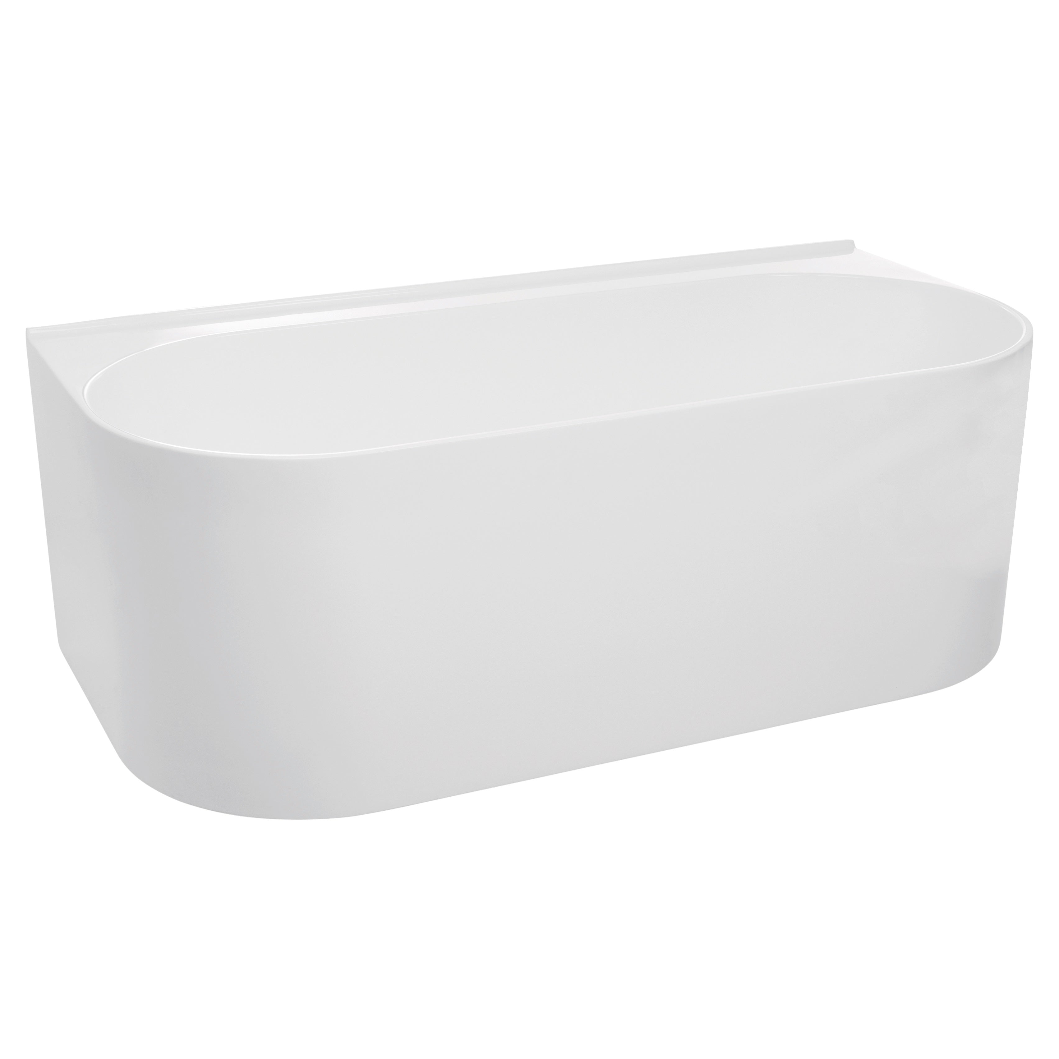 JOHNSON SUISSE VENEZIA WALL FACED FREESTANDING BATH GLOSS WHITE 1660MM
