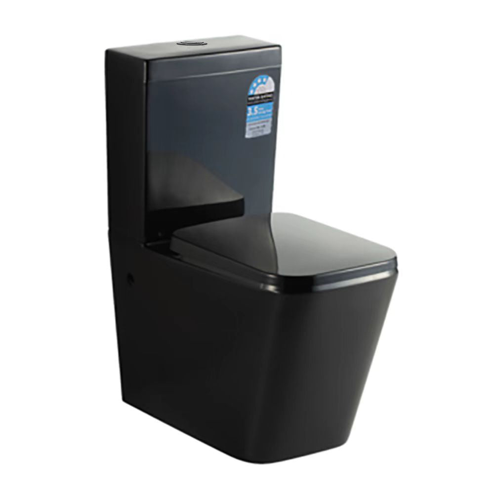 POSEIDON QUBIST BTW TOILET SUITE GLOSS WHITE