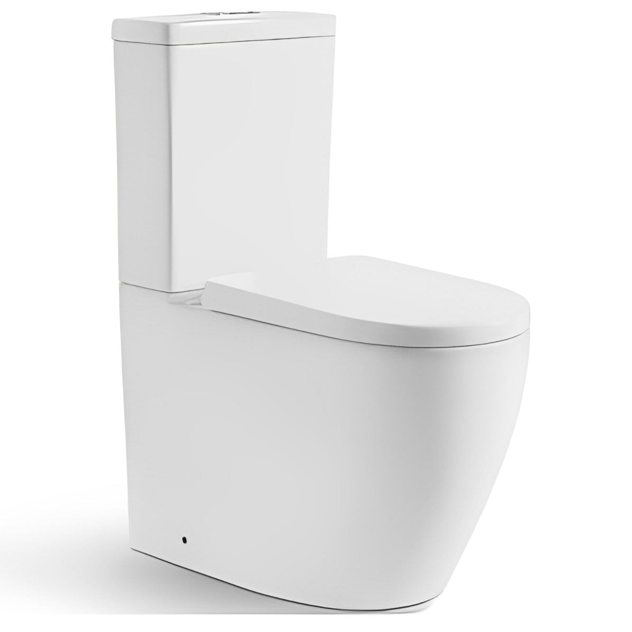 POSEIDON AVIS RIMLESS BACK TO WALL TOILET SUITE MATTE WHITE
