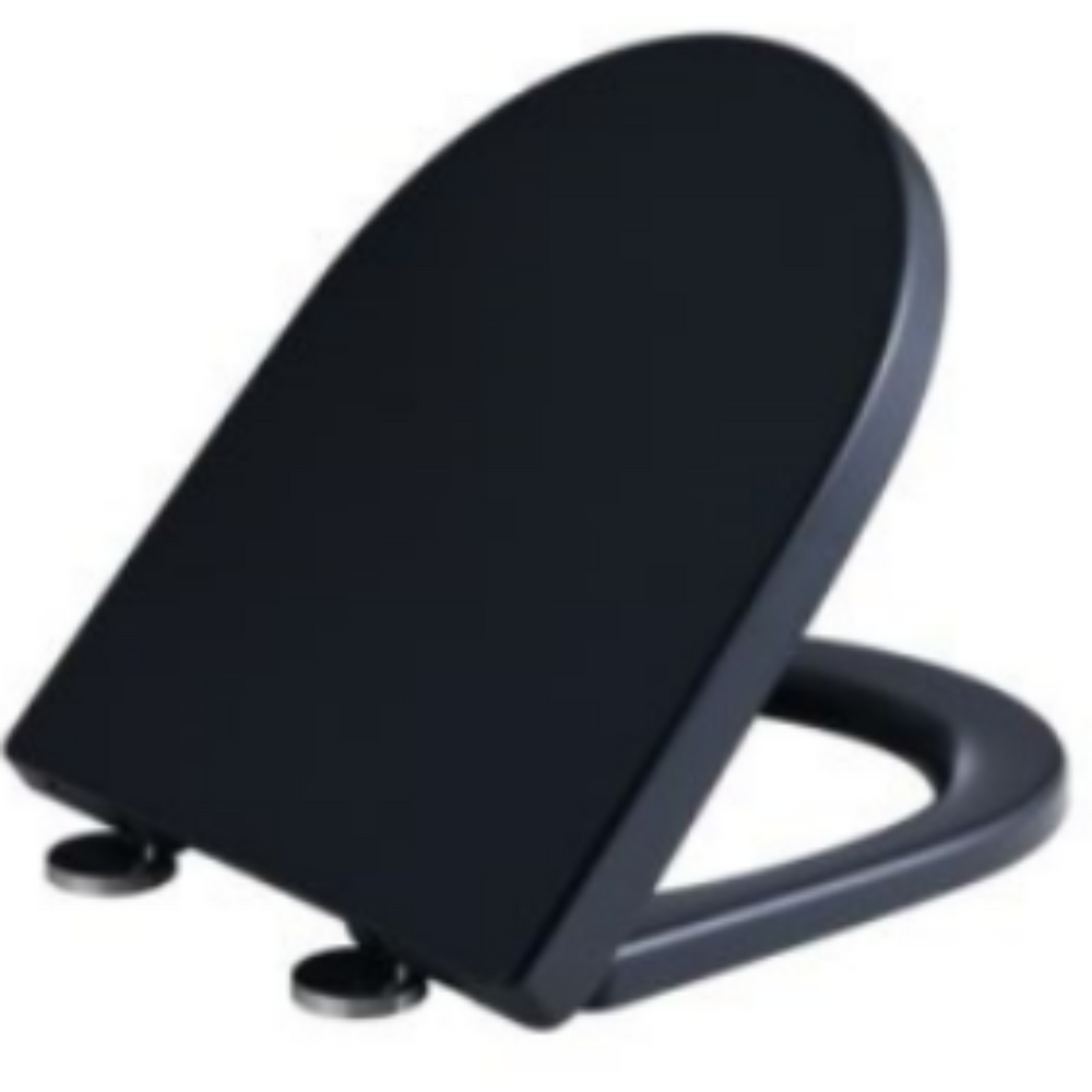 POSEIDON AVERY WALL-FACED TOILET PAN GLOSS BLACK