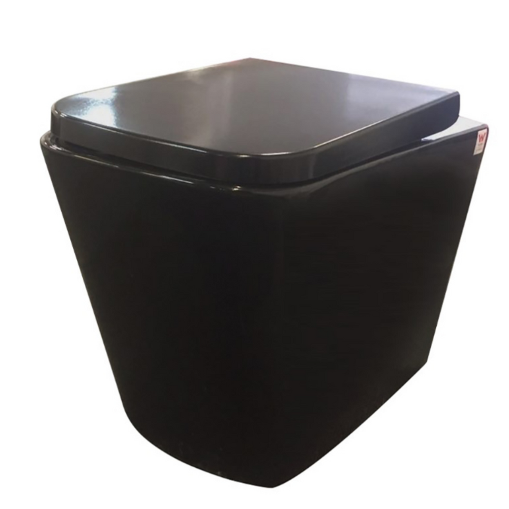 POSEIDON QUBIST WALL FACED PAN GLOSS BLACK