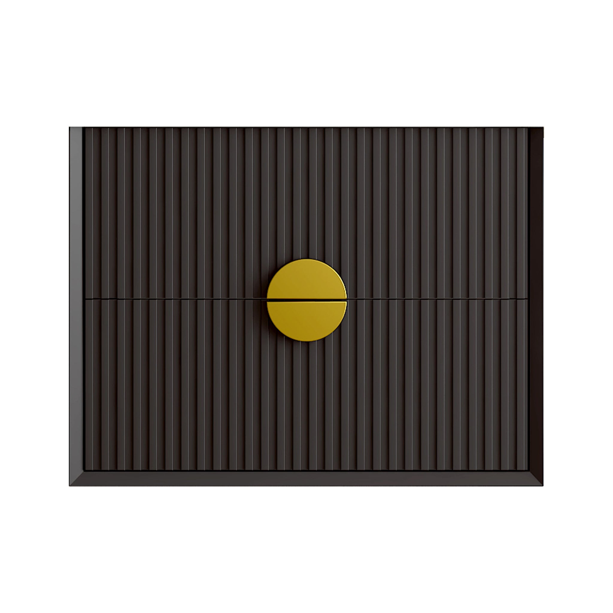 INFINITY KINGO MATTE BLACK 600MM SINGLE BOWL WALL HUNG VANITY