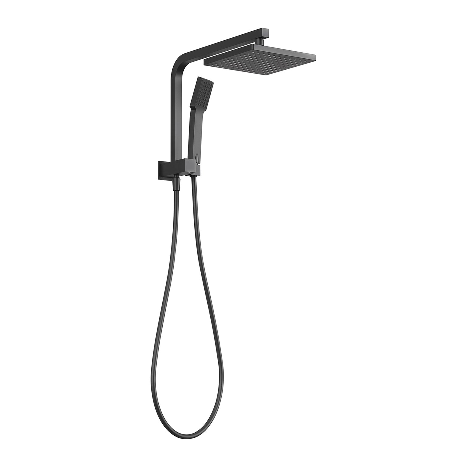PHOENIX LEXI COMPACT TWIN SHOWER MATTE BLACK