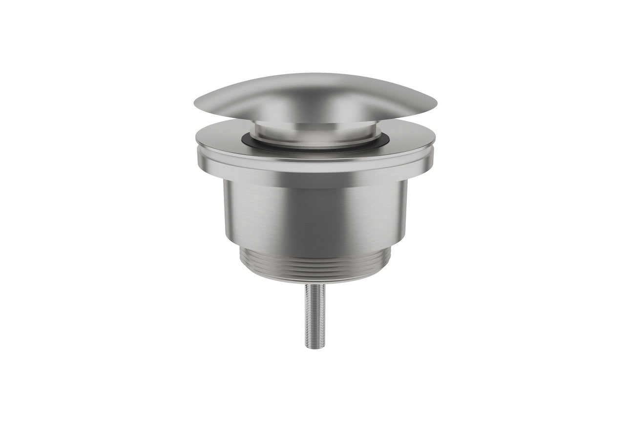 LINSOL EZYFLOW UNIVERSAL POP-UP PLUG & WASTE BRUSHED NICKEL 32/40MM