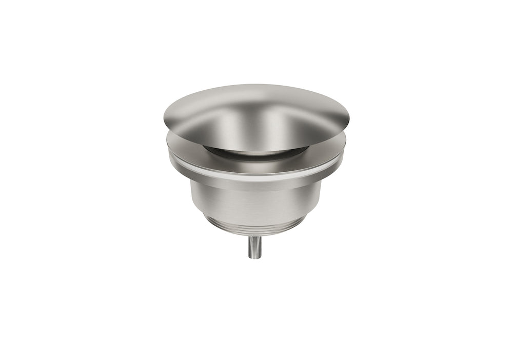 LINSOL EZYFLOW UNIVERSAL POP-UP PLUG & WASTE BRUSHED NICKEL 32/40MM