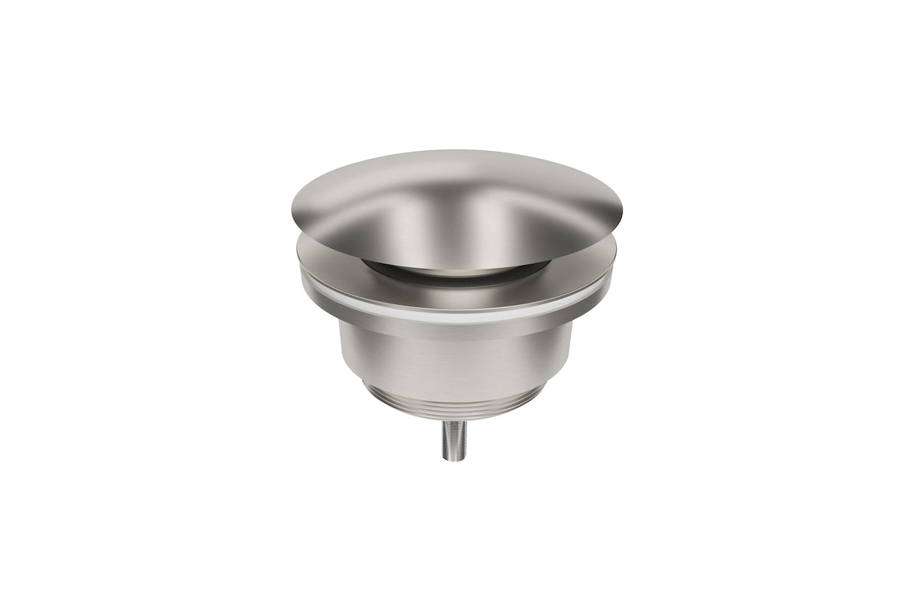 LINSOL EZYFLOW UNIVERSAL POP-UP PLUG & WASTE BRUSHED NICKEL 32/40MM