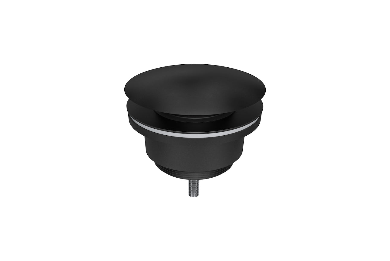 LINSOL EZYFLOW UNIVERSAL POP-UP PLUG & WASTE MATTE BLACK 32/40MM