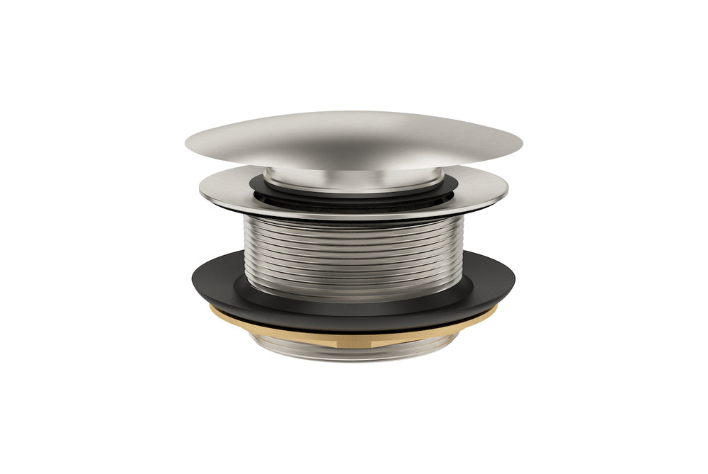 LINSOL EZYFLOW POP-UP PLUG & WASTE BRUSHED NICKEL 40MM