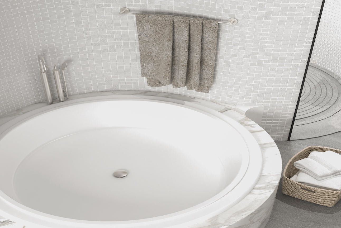 LINSOL EZYFLOW POP-UP PLUG & WASTE BRUSHED NICKEL 40MM