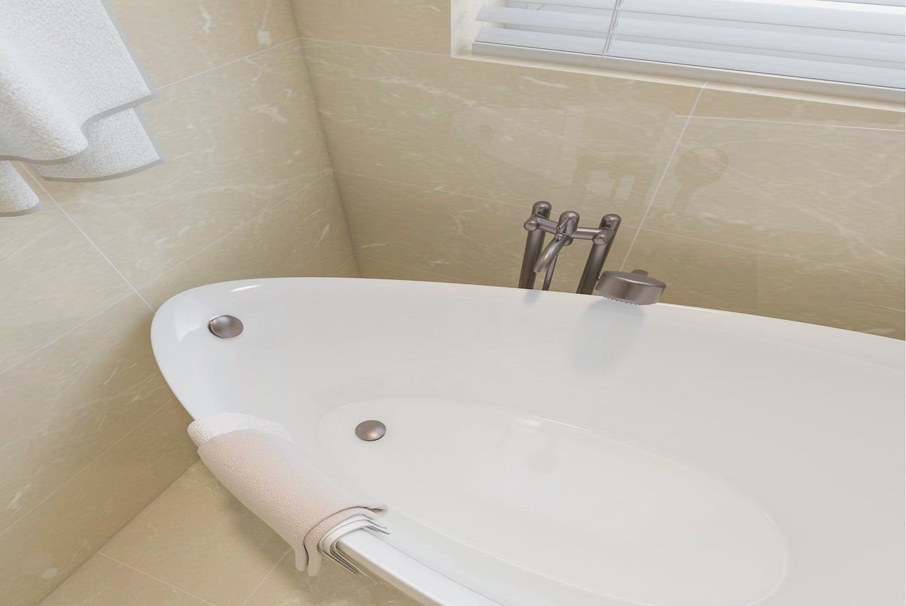 LINSOL EZYFLOW POP-UP PLUG & WASTE GUN METAL 40MM