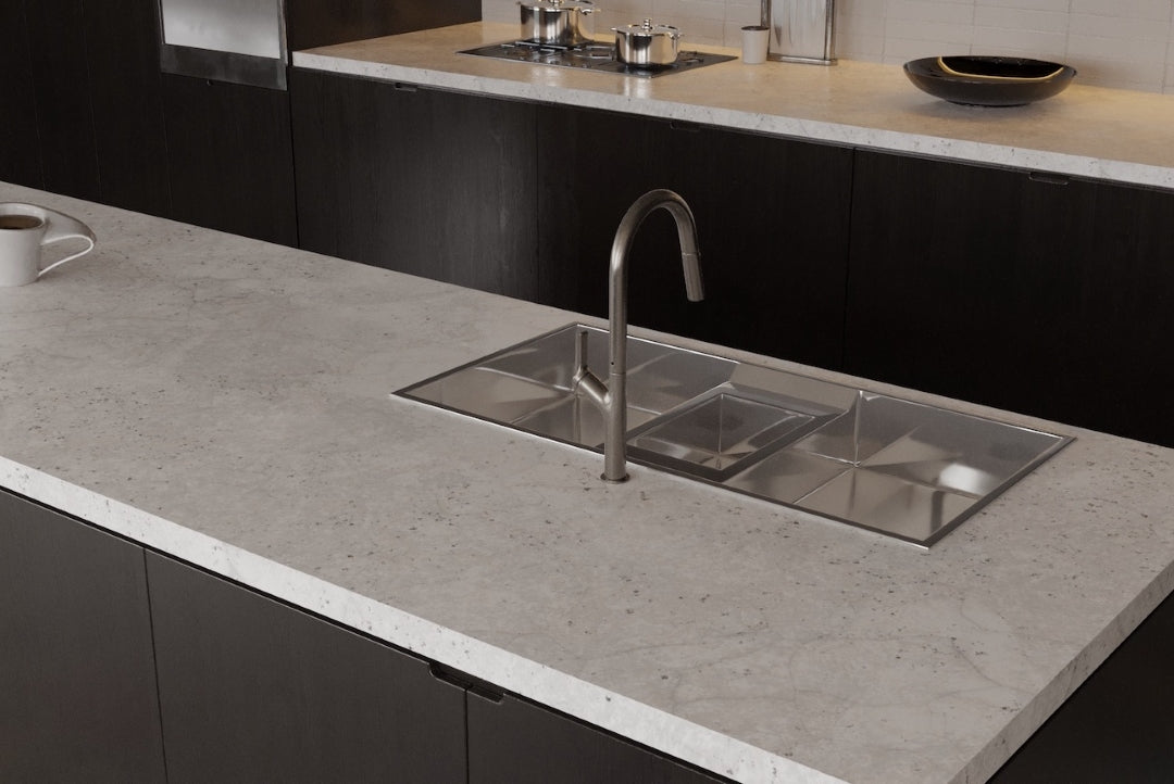 LINSOL TISH PULL-OUT SINK MIXER 463MM GUN METAL