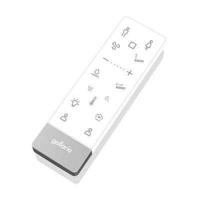 GALLARIA LENZA COMFORT RIMLESS WALL HUNG PAN AND REMOTE BIDET PACKAGE GLOSS WHITE