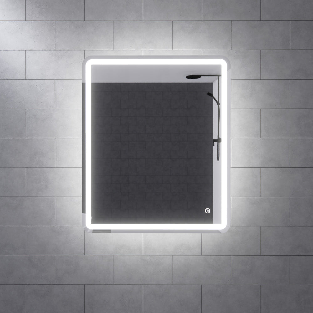 RIVA S2 FRAMELESS FRONTLIT RECTANGLE LED MIRROR 3 COLOUR LIGHTS 1500X800MM
