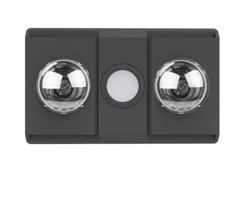 MANROSE SIERRA 2 BATHROOM HEATERS BLACK