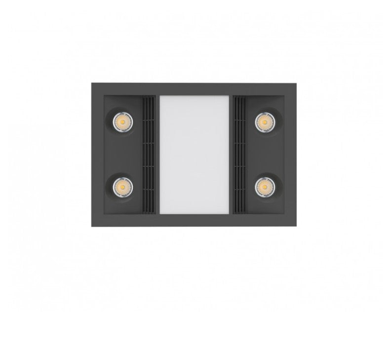 MANROSE CAPRI BATHROOM HEATERS BLACK