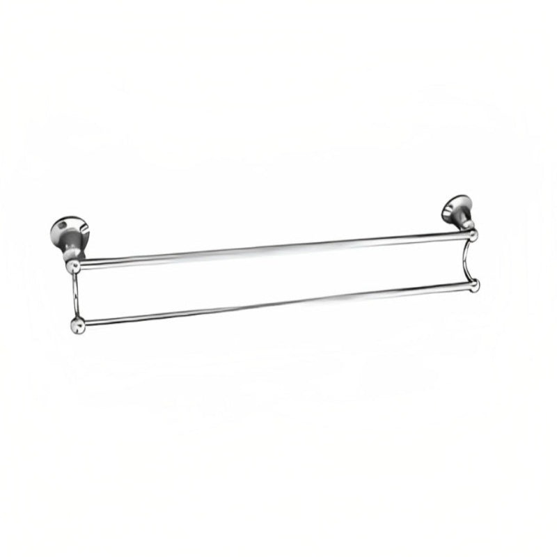LINKWARE NOOSA DOUBLE NON-HEATED TOWEL RAIL 786MM CHROME