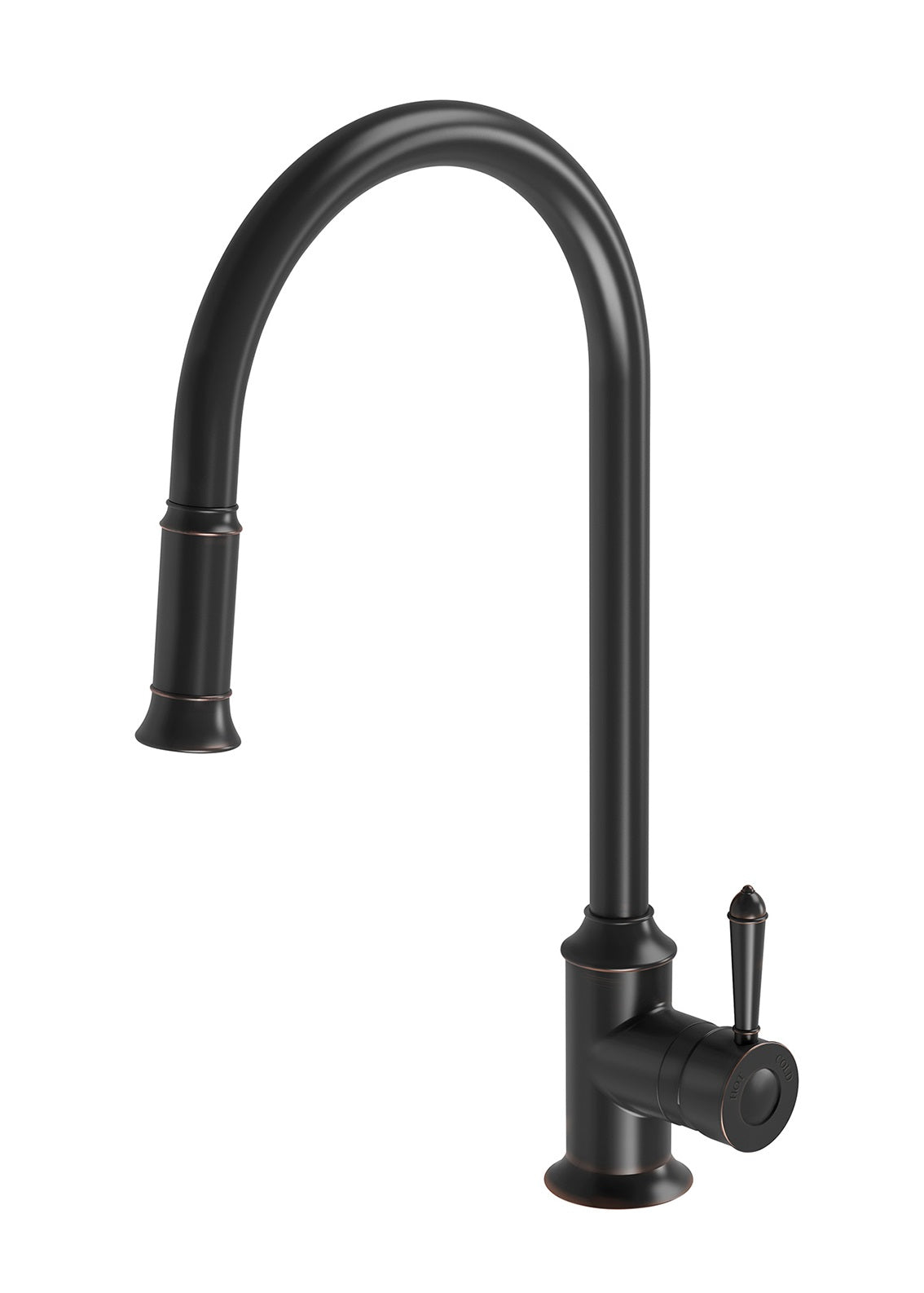 PHOENIX NOSTALGIA PULL OUT SINK MIXER ANTIQUE BLACK