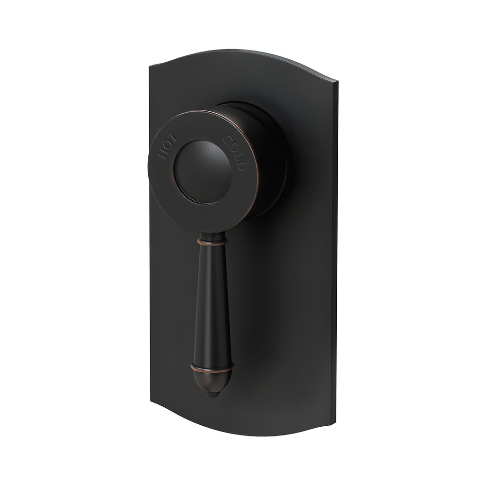 PHOENIX NOSTALGIA SHOWER WALL MIXER ANTIQUE BLACK