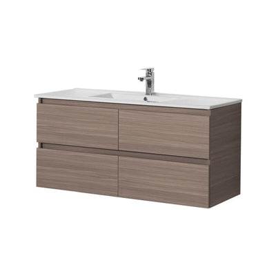 POSEIDON STELLA OAK 1200MM SINGLE BOWL WALL HUNG VANITY