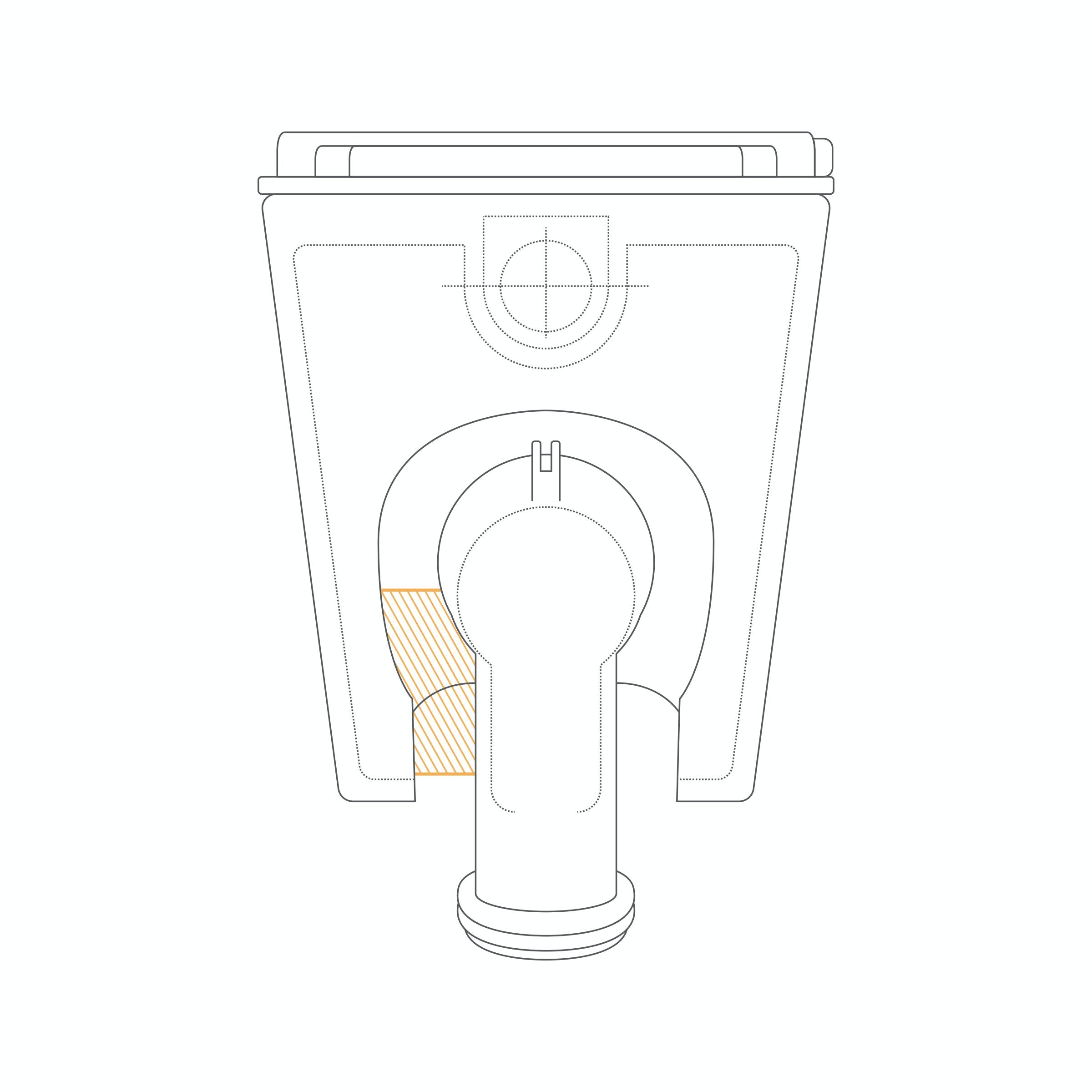 GALLARIA OMNI COMFORT RIMLESS WALL FACE PAN AND REMOTE BIDET PACKAGE GLOSS WHITE