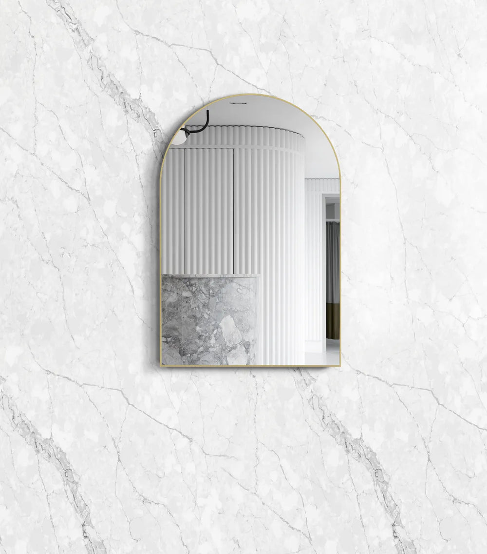 OTTI ARCHIE METAL FRAMED MIRROR GOLD 600X900MM