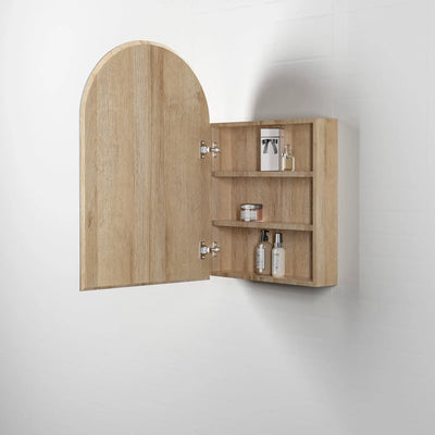 OTTI ARCHIE NATURAL OAK SHAVING CABINET 600X900MM